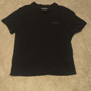 Calvin Klein Black Womens T-Shirt Size Large